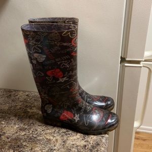 Coach Poppy rain boots